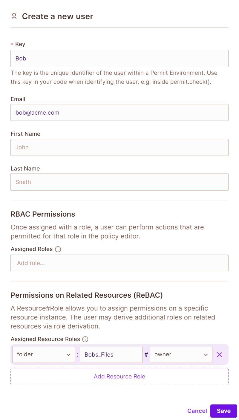 ReBAC Options